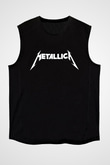 Metallica Siyah Unisex Kolsuz Tişört