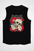 Metallica Siyah Unisex Kolsuz Tişört
