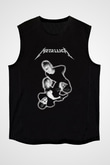 Metallica Siyah Unisex Kolsuz Tişört