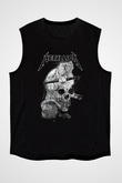 Metallica Siyah Unisex Kolsuz Tişört