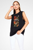 Metallica Siyah Unisex Kolsuz Tişört