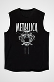 Metallica Siyah Unisex Kolsuz Tişört