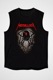 Metallica Siyah Unisex Kolsuz Tişört