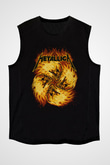 Metallica Siyah Unisex Kolsuz Tişört