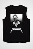 Metallica Siyah Unisex Kolsuz Tişört