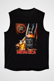 Metallica Siyah Unisex Kolsuz Tişört