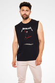 Metallica Siyah Unisex Kolsuz Tişört