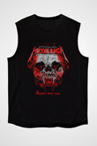 Metallica Siyah Unisex Kolsuz Tişört