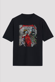 Metallica Siyah Unisex Oversize Tişört T-Shirt