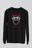 Metallica Siyah Unisex Sweatshirt