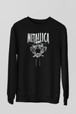 Metallica Siyah Unisex Sweatshirt