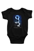 Metamfetamin Molekül Neon Baskılı Unisex  Siyah Bebek Body - Zıbın