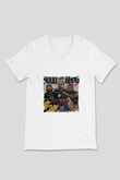 Method Man Baskılı Beyaz V Yaka Unisex Tişört