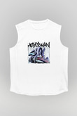 Method Man Baskılı Unisex Beyaz Kolsuz Tişört