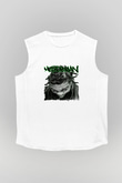 Method Man Baskılı Unisex Beyaz Kolsuz Tişört