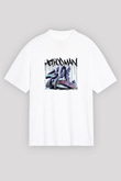 Method Man Baskılı Unisex Beyaz Tişört