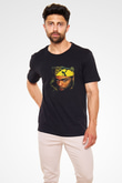 Method Man Baskılı Unisex Siyah Tişört