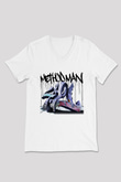 Method Man Beyaz Unisex V Yaka Tişört T-Shirt