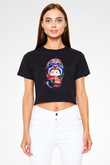 Method Man Siyah  Crop Top Tişört