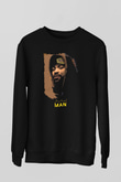 Method Man Siyah Unisex Sweatshirt
