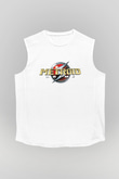 Metroid Prime Beyaz Unisex Kolsuz Tişört