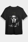 Mf Doom Baskılı Unisex Siyah Tişört - Tshirt
