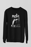 Mgla Baskılı Unisex Siyah Sweatshirt