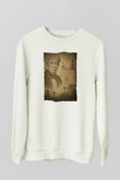 Michael Faraday Baskılı Unisex Ekru Sweatshirt