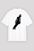 Michael Jackson Beyaz Unisex Oversize Tişört T-Shirt