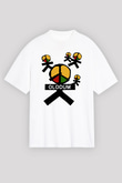 Michael Jackson Beyaz Unisex Oversize Tişört T-Shirt