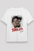 Michael Jackson Beyaz Unisex Tişört T-Shirt - TişörtFabrikası