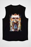 Michael Jackson Siyah Unisex Kolsuz Tişört