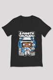 Michael Jackson Smooth Criminal Baskılı Unisex Siyah V Yaka Tişört