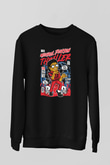 Michael Jackson Thriller Baskılı Unisex Siyah Sweatshirt