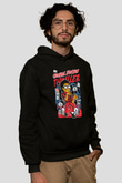 Michael Jackson Thriller Baskılı Unisex Siyah Hoodie