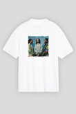 Migos Baskılı Unisex Beyaz Tişört