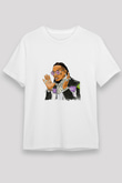Migos Baskılı Unisex Beyaz Tişört