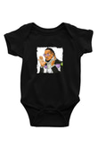 Migos Baskılı Unisex Siyah Bebek Body - Zıbın