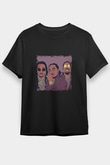 Migos Baskılı Unisex Siyah Tişört