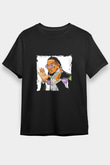 Migos Baskılı Unisex Siyah Tişört