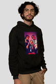 Migos Siyah Unisex Kapüşonlu Sweatshirt