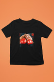 Mike Tyson Baskılı Unisex Siyah Çocuk Tişört