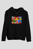 Mike Tyson's Punch-Out! Siyah Unisex Hoodie