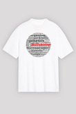 Mikrobiyolog Beyaz Unisex Oversize Tişört T-Shirt