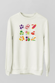 Mikrobiyolog Beyaz Unisex Sweatshirt