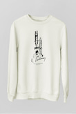 Mikrobiyolog Beyaz Unisex Sweatshirt
