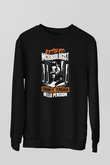 Mikrobiyolog Siyah Unisex Sweatshirt