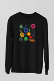 Mikrobiyolog Siyah Unisex Sweatshirt