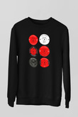 Miles Davis Baskılı Unisex Siyah Sweatshirt