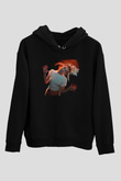 Miley Cyrus Baskılı Unisex Siyah Hoodie